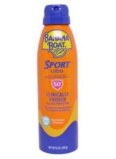 Banana Boat Sport Ultra Clear Sunscreen Spray Broad Spectrum SPF 50 - 6 oz