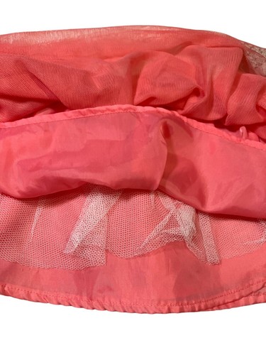 Pinky Girls' White Coral Sleeveless Dress 5Y Floral Lace & Tulle Skirt - Picture 9 of 9