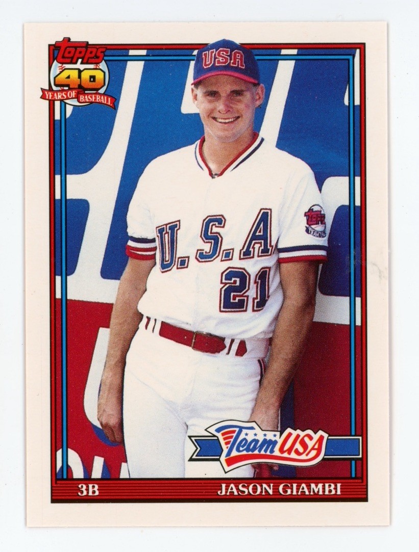 1991 Topps Traded #45T Jason Giambi RC Mint