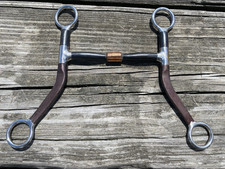 Mullen barrel mouth SI Western bit w/ABR cheeks, independent side movement