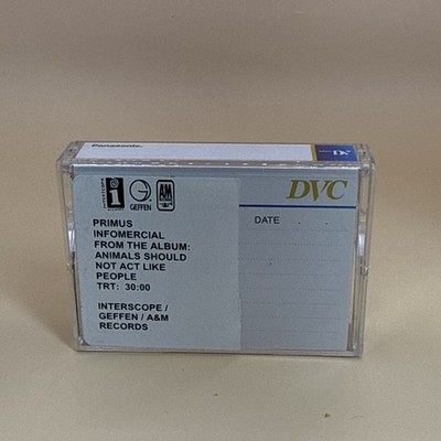 Primus ''Animals Should not Act Like'' Promo Mini DV Digital Music Video Cassette