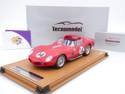 Tecnomodel TM18-232D # Ferrari 330 TRI-LM #14 24h Le Mans 1962 '' Parkes '' 1:18