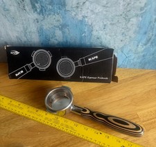 iKape Caffè Espresso Manico LEGNO Senza Fondo Portafiltro