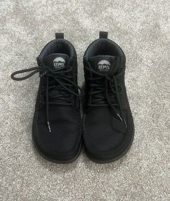 Lems Boulder Boot Mid Vegan Jet Black