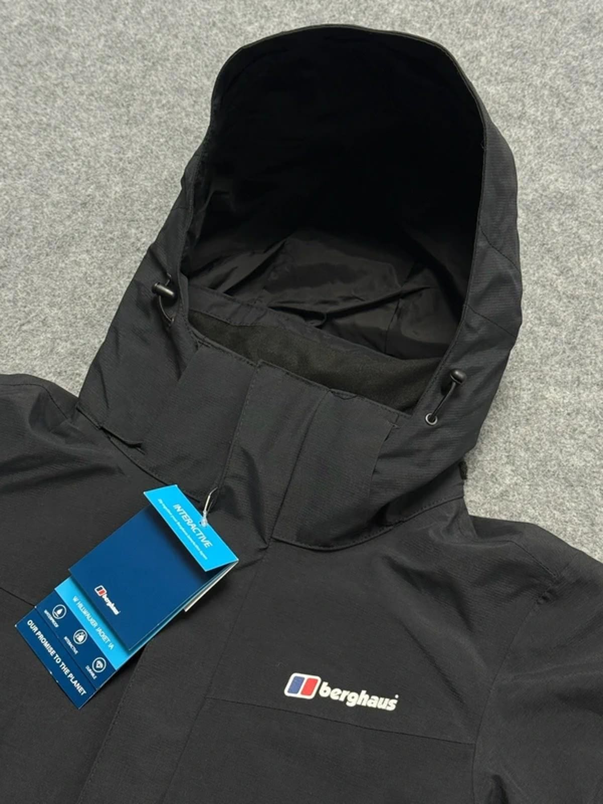 Berghaus Goretex HillWalker IA Women’s Waterproof Jacket Black Uk 10 - RRP  £195 image 5
