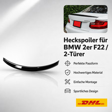 Heckspoiler M Sport Gl�nzend Spoilerlippe Heckansatz f�r BMW 2er F22 14-20