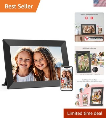 Share Memories Instantly: Frameo 10.1-Inch WiFi Digital Photo Frame with 32GB