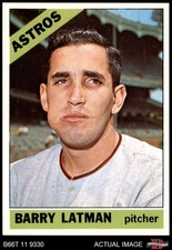 1966 Topps #451 Barry Latman Astros 8 - NM/MT