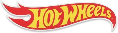 Mattel Hot Wheels Flame Logo Tin Sign for Bedroom Garage Decor