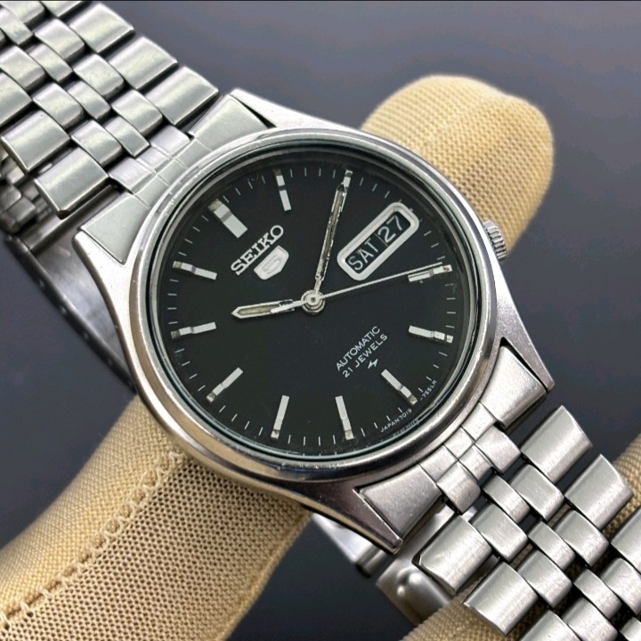 Original Dial Watch Black Vintage 7019-3101. 5 Japan Seiko Automatic Men's - vintagewatches.pk