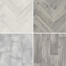 Vinyl Flooring Lino Wood Tile Pattern Effect R10 Sheet Cheap Kitchen Bathroom 