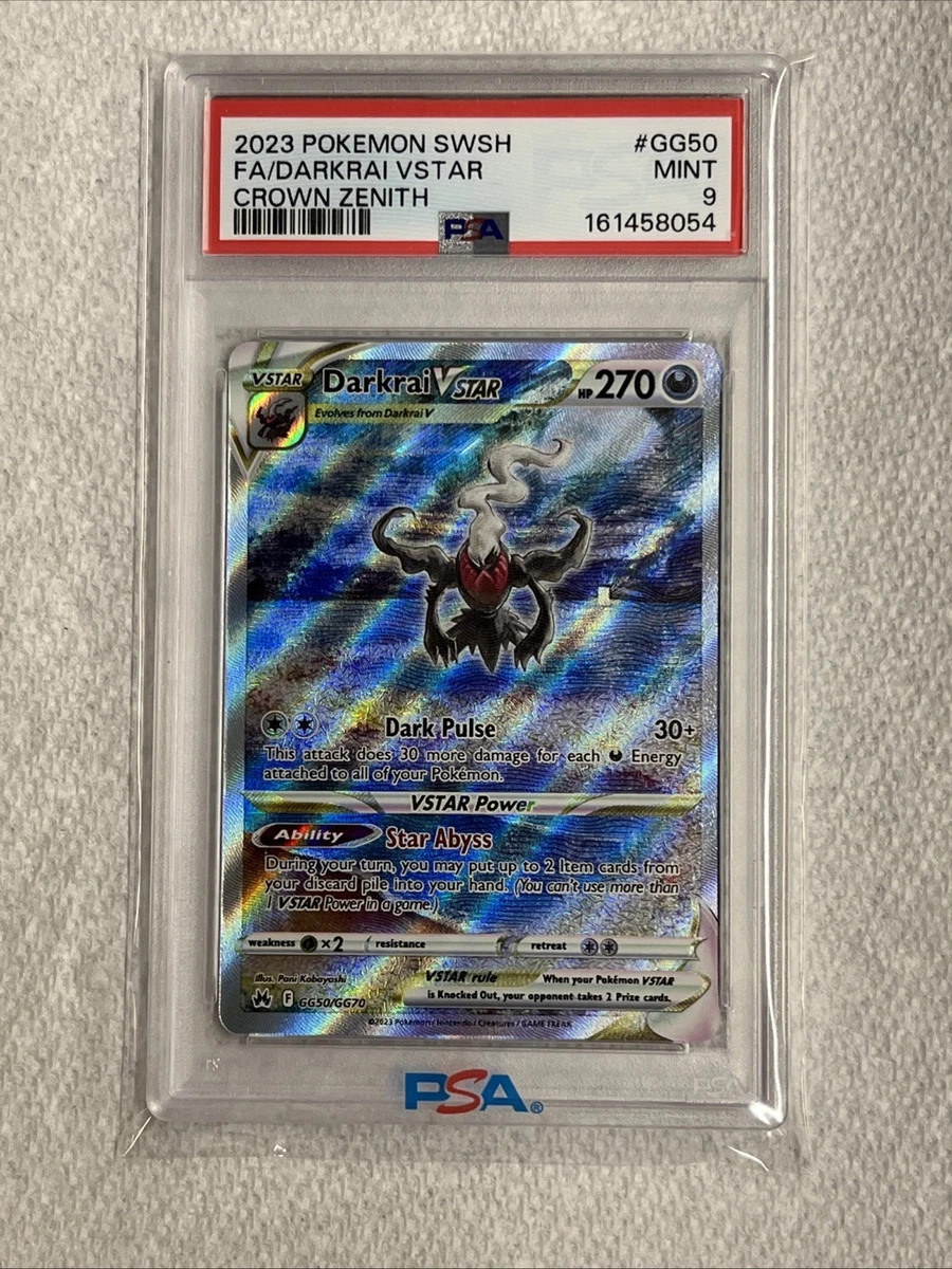 Darkrai VSTAR GG50/GG70 Crown Zenith: Galarian Gallery Just Listed