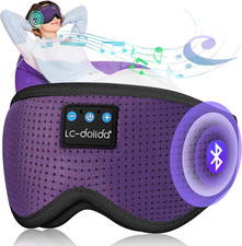 Bluetooth Sleep Mask Sleep Headphones,3D Eye Mask for Sleeping Mask Music