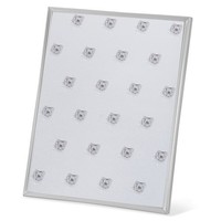Bilderrahmen 20X25 Cm Versilbert Fotorahmen Faden-Dekor Silberrahmen Aufsteller