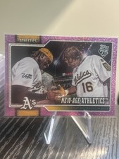 2026 TOPPS SERIES 1 CELEBRATION ATHLETICS PINK CONFETTI #122 SP (~100 Print Run)