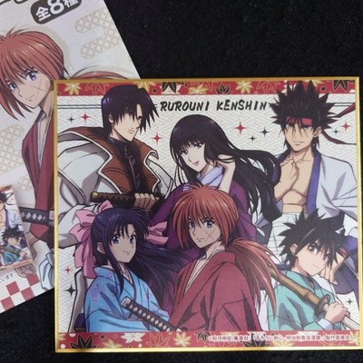 Rurouni Kenshin Mini Shikishi Kenshin Kaoru Yahiko Sanosuke Megumi Aoshi