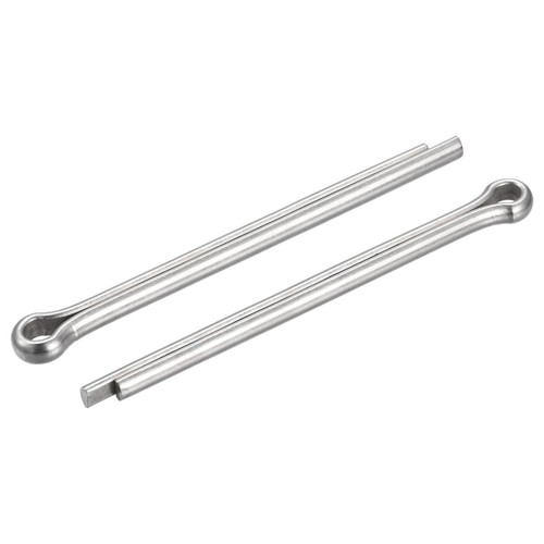 sourcing map 150 mm (5,9 ) Cinghia rigida per tubo, 2 fori cinghie per tubi in acciaio inox 201 morsetto a clip per tubo di tensione 8 pezzi