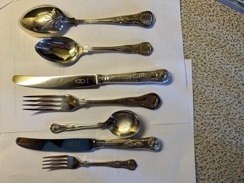 George Butler Stainless Steel Bead Cutlery Set - Picture 6 of 7
