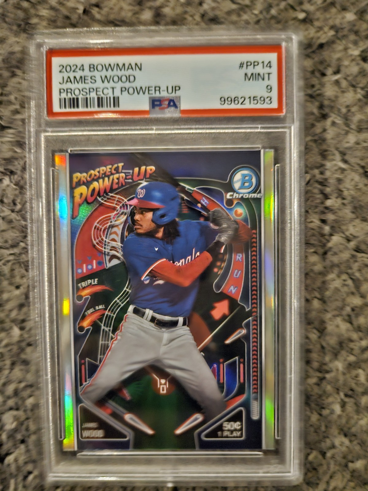 2024 Jackson Holliday + James Wood + Logan Tanner PSA 9 Graded Prospect Lot view 5