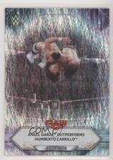 2021 WWE Raw Silver Foilboard Angel Garza Outperforms Humberto Carrillo #30 7ba
