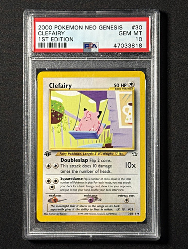 Clefairy (1st Edition) graded PSA 10 for sale on eBay