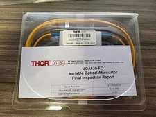 Thorlabs VOA630-FC SM Variable Attenuator, 630nm,  In-Line, FC/PC Connectors