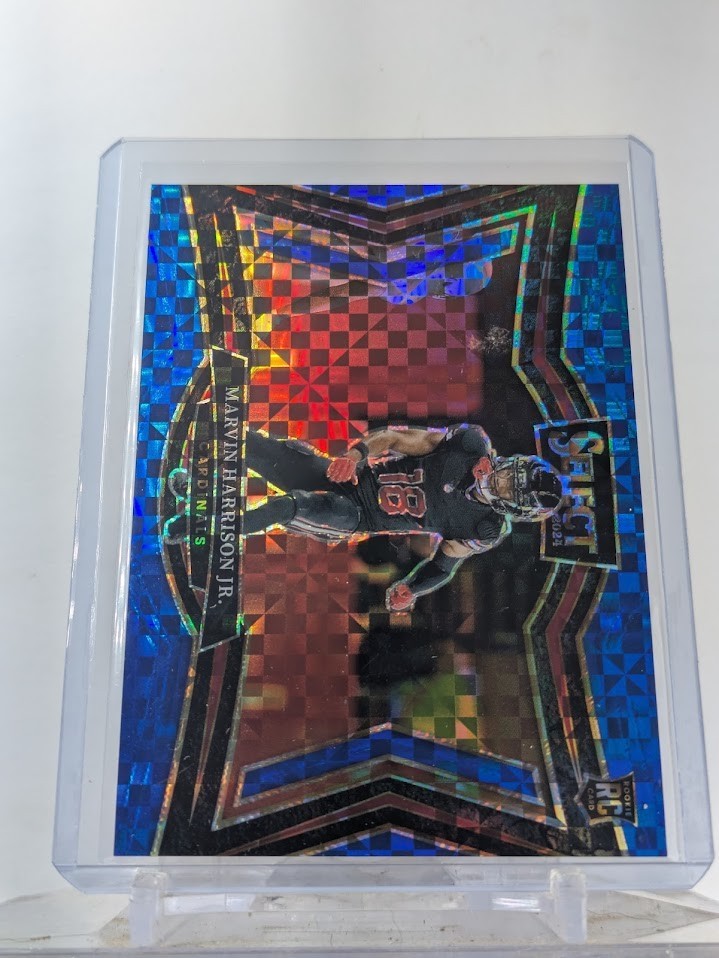 2024 Panini Select - Field Level Marvin Harrison Jr. #474 Blue Prizm /75 (RC)