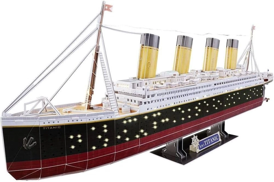 REVELL 3D-Puzzle RMS Titanic - LED Edition 00154 RV 3D-Puzzle RMS Titanic - LED Edition