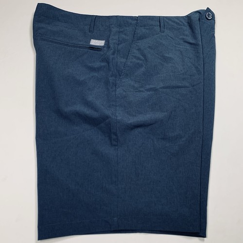 Dixxon Flannel Co Hybrid Shorts Mens 40 Blue Stretch Active Performance Golf