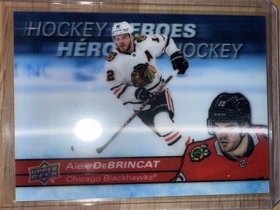 2021/22 TIM HORTONS HOCKEY CARDS - HOCKEY HEROES H4 ALEX DeBRINCAT HERO H-4
