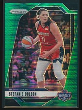 Stefanie Dolson 2024 Panini Prizm WNBA Green Pulsar Prizm /25 #34
