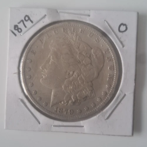 1879 Morgan Silver Dollar New Orleans $1 Coin .900 Silver Circulated Uncertified