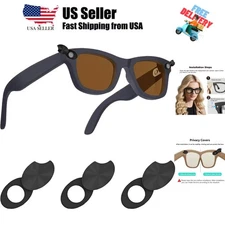 LED Light Cover Compatible with R.ay-B.an Me.ta Smart Glasses Accessories, 3P...