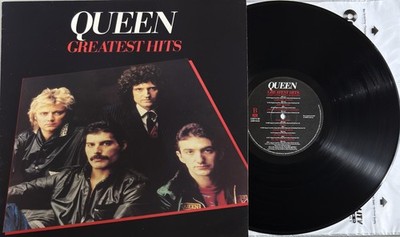 Queen Greatest Hits - UK First Press EMI EMTV30 freddie mercury Vinyl LP 1981 EX