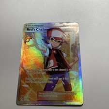 Red's Challenge 213/214 SM Unbroken Bonds Holo Full Art Ultra Rare Pokemon TCG on eBay