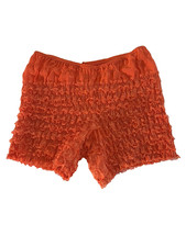 Vintage Sam's 502 Ruffled Lace Bloomers - Vibrant Orange -Size S/M - Made in USA