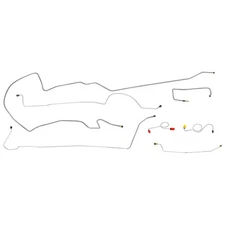 1971 Dodge Charger Complete Brake Line Set Manual Drum Kit Tubes Stainless