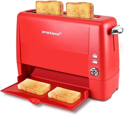 Long Slot Toaster 2 Slice Toaster W/ 6 Shade Settings Bagel/Cancel Extra Wide