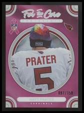 Matt Prater 2024 Panini Photogenic - For The Cure #FTC-MPA Silver /150