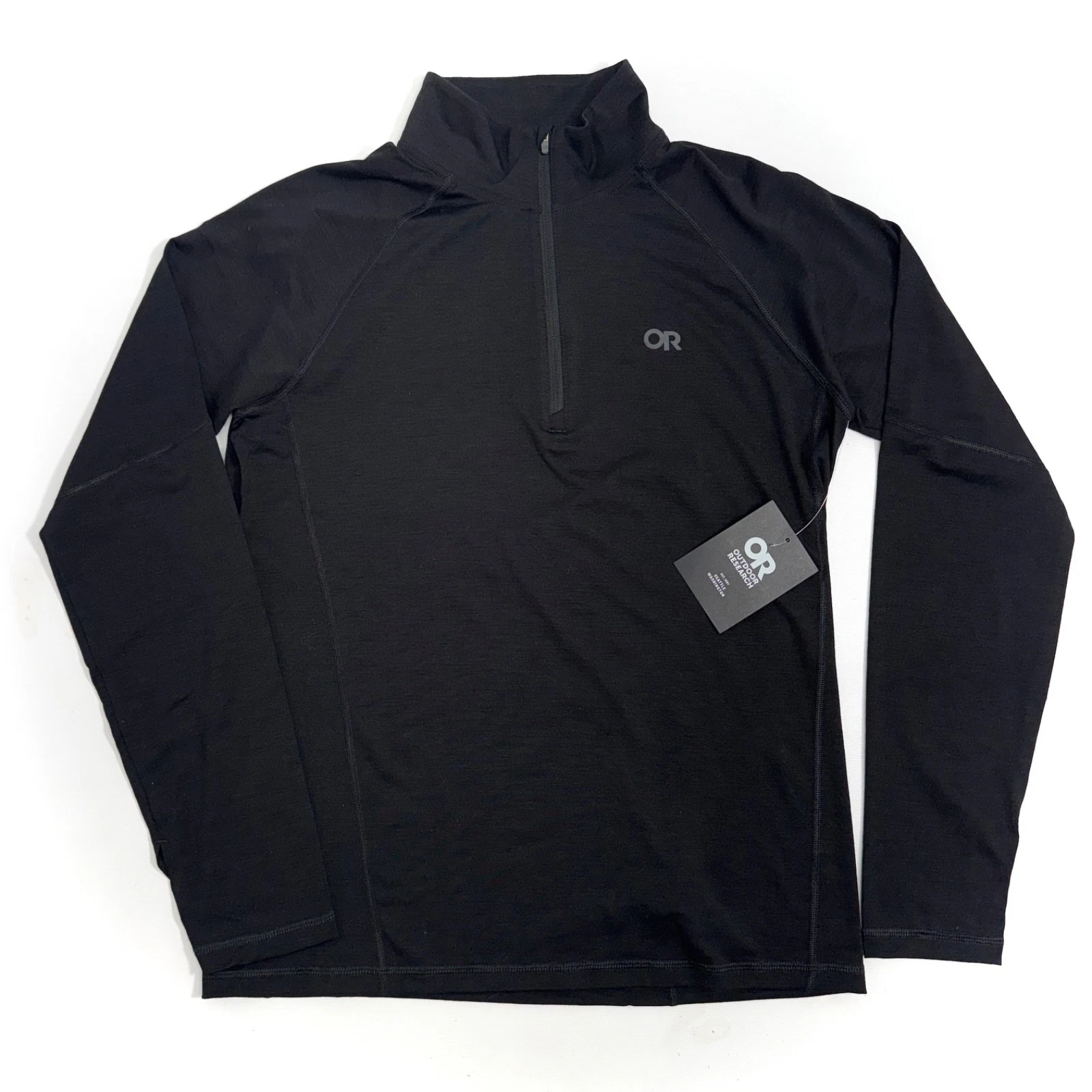 Outdoor Research OR Men's Alpine Onset 1/4 zip LS Top 150 Merino Wool Blend, S
