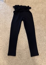 Pretty Little Thing Pinstripe Pants Navy Blue Size 4