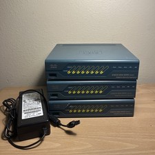  LOT OF 3 Cisco ASA 5505 Series ASA5505 Adaptive Security Appliance  AS IS