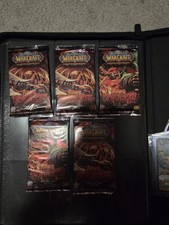 World of Warcraft TCG Fires of Outland Booster Packs 5 Upper Deck Entertainment