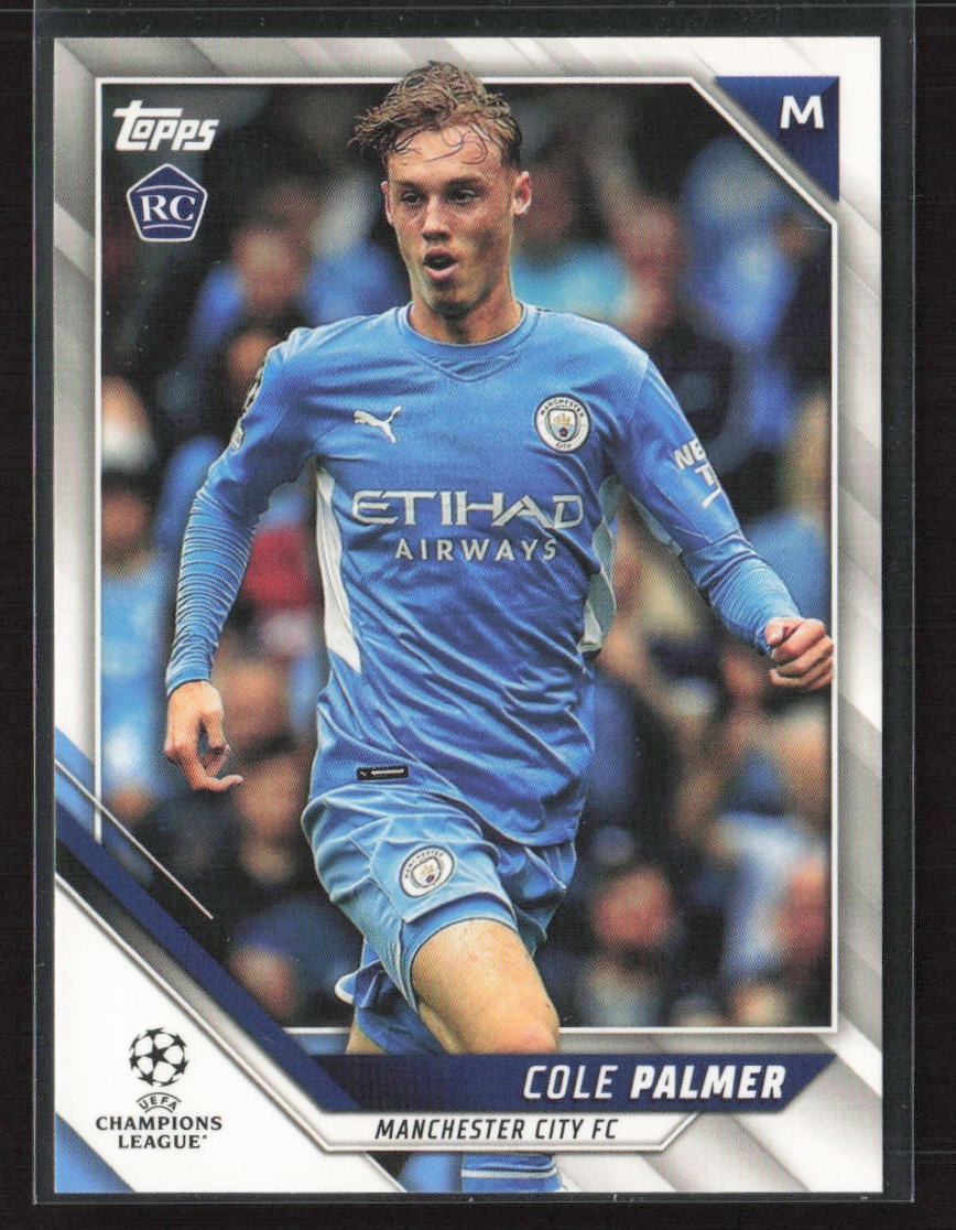 Cole Palmer 2021-22 Topps UEFA Champions League #80 Manchester City