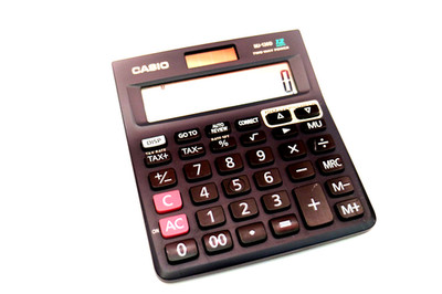 CASIOMJ-120D Tischrechner - Desktop Calculator -12 Ziffern Solar, Batterie (320)