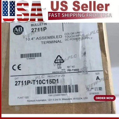 NEW AB 2711P-T10C15D1 REV. E PanelView Plus 1000 Touch Terminal Spot Goods