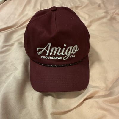 Amigo Provisions Co. Burgundy Men's Baseball Cap Adjustable One Size
