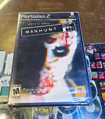Rockstar Games Manhunt Sony PlayStation 2 PS2 NTSC-U/C 2003 Sealed PRISTINE cond