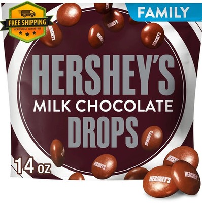 Hershey's Drops Milk Chocolate Candy, Family Pack 14 oz