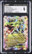 POKEMON TCG 2016 XY BLACK STAR PROMO RAYQUAZA EX #XY73 CGC 9 GRADED CARD #XY73
